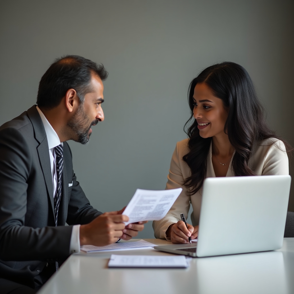 Commercial evaluation session in progress