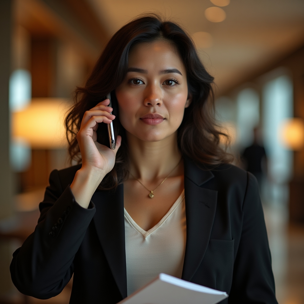 Evaluator making undercover contact via phone